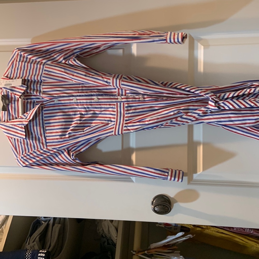 J Crew wrap shirt dress NWT